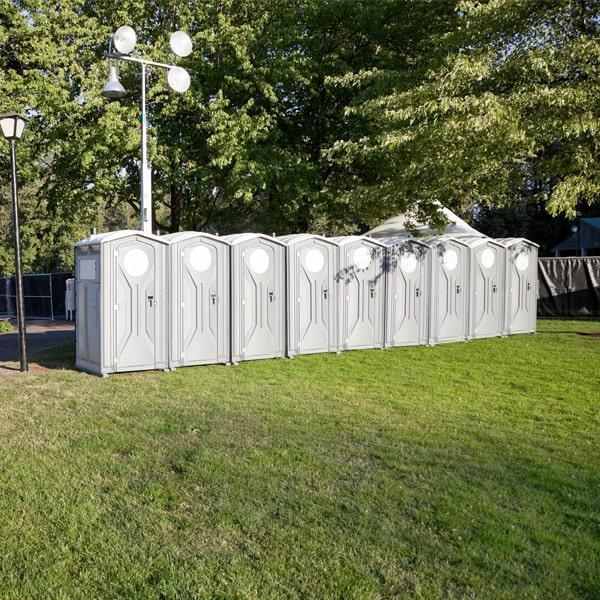 our special event porta potties come in a range of options, including luxury trailers, standard porta potties, and ada-accessible units